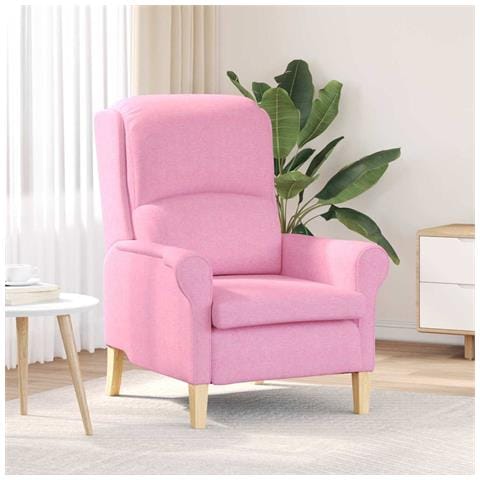 poltrona Rosa 76 x 94 x 102 cm Tessuto - Foto 2