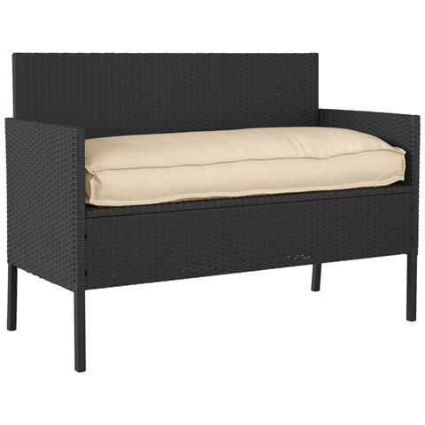 Cuscino per seduta / schienale pallet Beige 120 x 50 x 12 cm - Foto 2