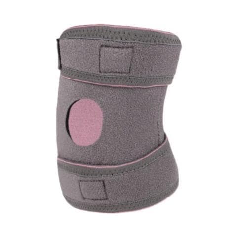 Ginocchiera Con Supporto A Doppia Compressione - Ideale Per Sport E Fitness Pink+grey - Foto 1