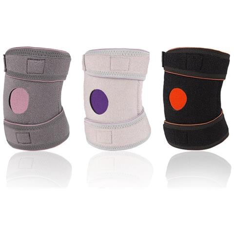Ginocchiera Con Supporto A Doppia Compressione - Ideale Per Sport E Fitness Pink+grey - Foto 2