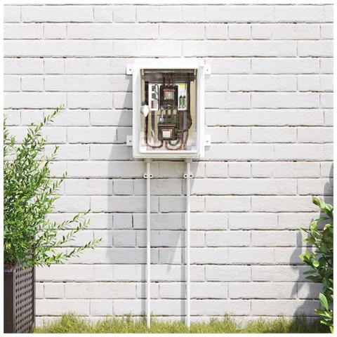 Armadietto di Controllo Grigio 25 x 13 x 33 cm Plastica ABS - Foto 2