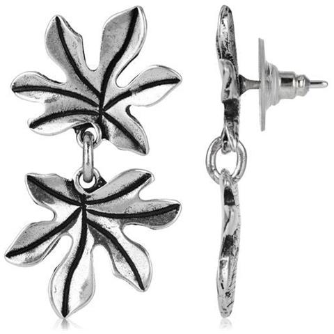 Ciondolo In Argento A Doppia Foglia - Foto 1