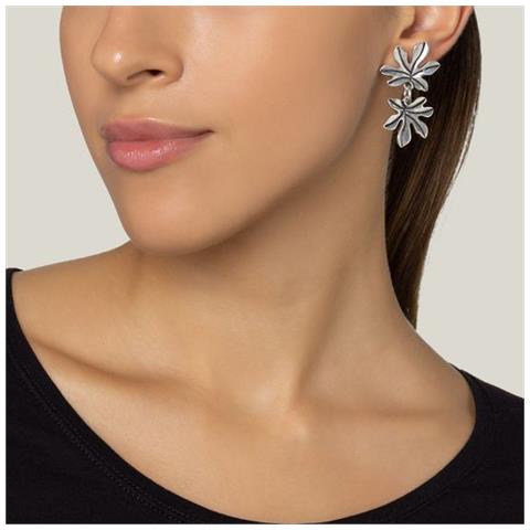 Ciondolo In Argento A Doppia Foglia - Foto 2