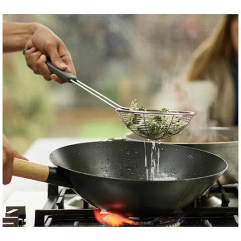 Set Di Coltelli E Forbici Elevate Fusion 5 Pezzi Con Blocco In Legno Di Faggio Design Funzionale Ed Elegante Ideale Per Cucina Moderna Colore Nero - Foto 5