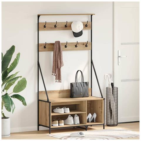 Stendibiancheria Rovere artigianale 100 x 41 x 184 cm - Foto 2