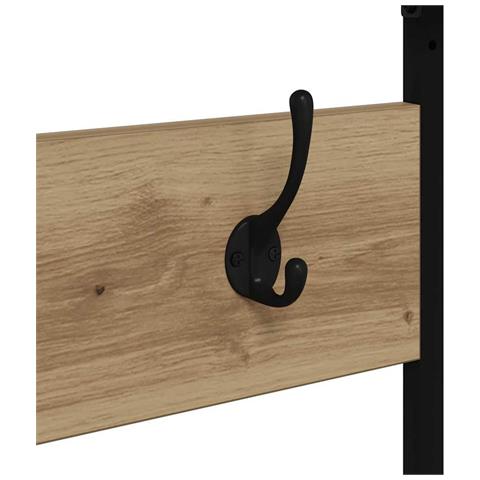 Stendibiancheria Rovere artigianale 100 x 41 x 184 cm - Foto 9