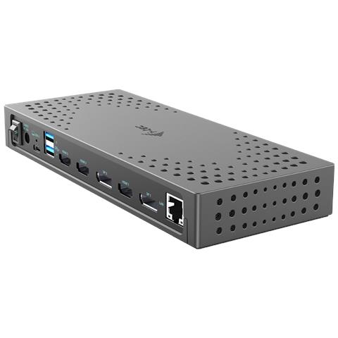 CATRIPLE4KDOCKPD2UK replicatore di porte e docking station per laptop Cablato USB 3.2 Gen 2 (3.1 Gen 2) Type-C Grigio - Foto 2
