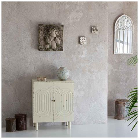 Fioriera Decorativa Da Muro In Magnesio 47x45x16h - Foto 2