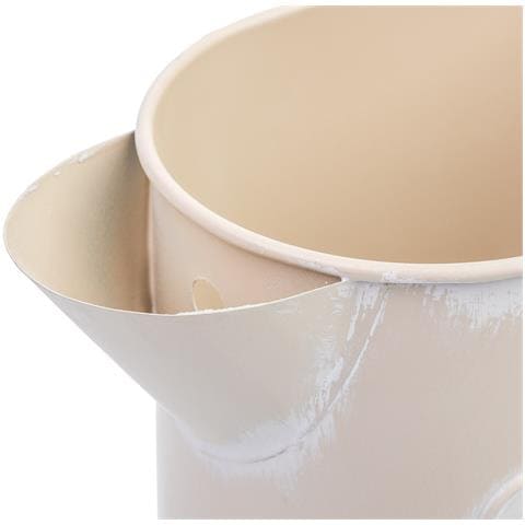 Annaffiatoio In Metallo Bianco 20,5x8,5x105/11h Cm - Foto 6