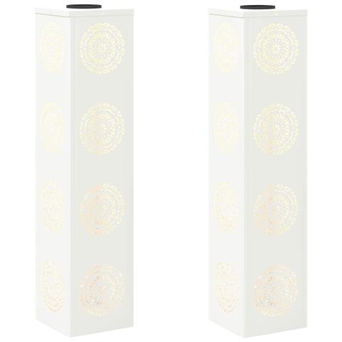 Faro LED solare per sentieri 2 pcs Bianco - Foto 1