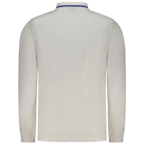 Polo bianca a maniche lunghe da uomo, Norvegia 1963 - Colore: Bianco, Taglia: XL - Foto 2