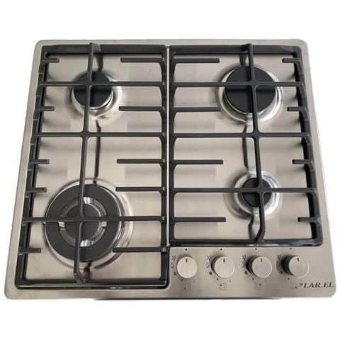 Piano Cottura da Incasso a Gas 4 Fuochi 60cm Inox /Ghisa L848GX - Foto 1
