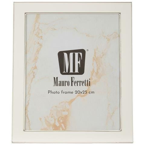 Cornice Portafoto Molly Bianca In Zinco Argento 20x25 Cm - Foto 2