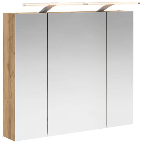 Mobiletto per specchio da bagno con porta Rovere Artigianale - Foto 1