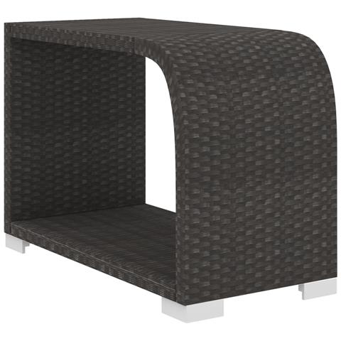 Set Divani da Giardino 8 pz con Cuscini in Polyrattan Nero - Foto 9