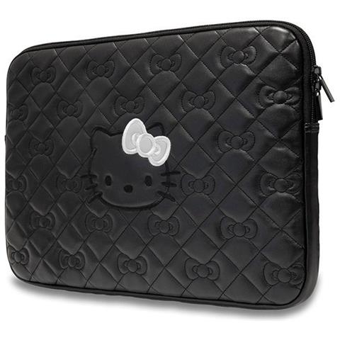 Hello Kitty Zip Pu Custodia Imbottita Per Laptop Da 14 Pollici - Nera. - Foto 2