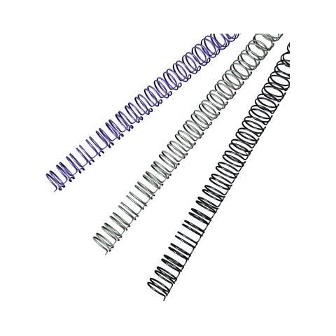 Spirali metalliche WireBind argento 11 mm (100) - Foto 1