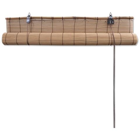 Tende a Rullo in Bambù Marrone 100x160 cm - Foto 5