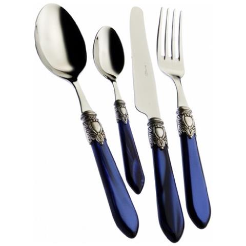 Posate Oxford , Set 75 Pz. - Blu Argento - Foto 1