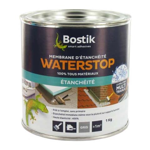 Membrana Impermeabile Bostik Waterstop 1kg - Grigio - Foto 4