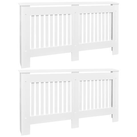 Copritermosifoni 2 pz in MDF 152 cm Bianchi - Foto 1