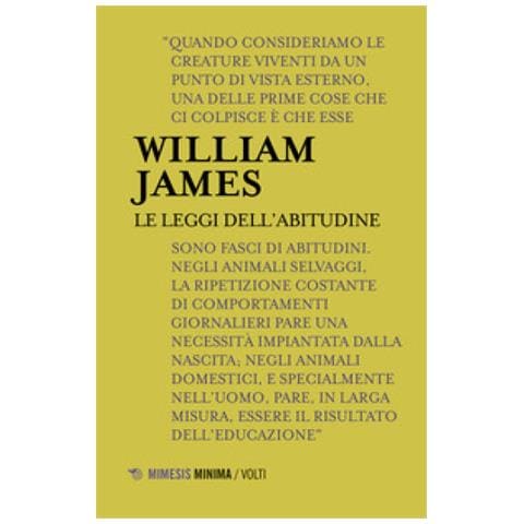 William James - Le Leggi Dell'abitudine - Foto 1