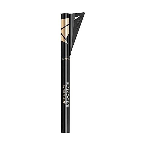 L'oreal Paris Superliner Eyeliner Flash Cat Eye Formula Ha Lunga Tenuta, Resistente All'acqua, Tratto Pulito E Preciso In Un Lampo, 01 Nero - Foto 1