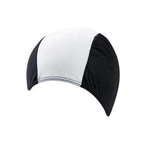 Tessile Della Cuffia Da Bagno Aspirante, Unisex, Textil-schwimmhaube, Bianco / nero, Taglia Unica - Foto 1