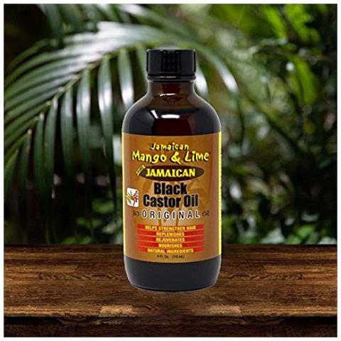 Olio di ricino giamaicano puro al mango e lime giamaicano originale 4oz Colore Nero - Foto 4