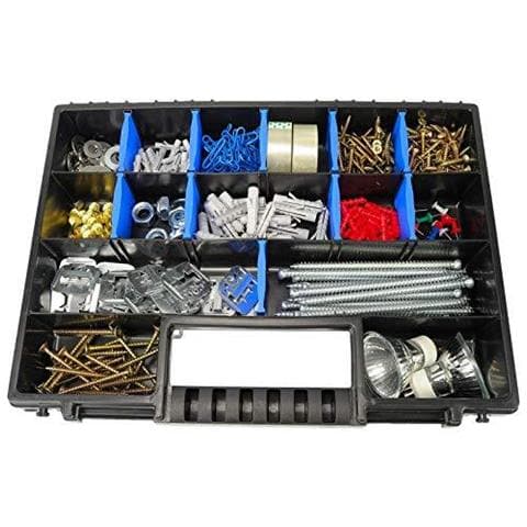 2x Xl Organizzatore Assortimento Box 345x249x50mm I Piccolo Parti Magazine Ho Vite Scatola I Tool Box I Assortment Boxes - Foto 4