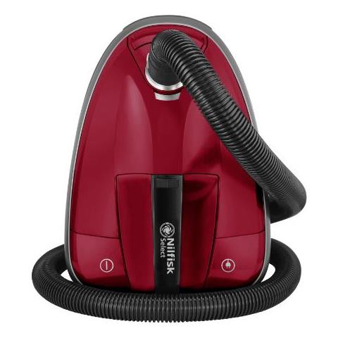 Select DRCL13E08A2 Aspirapolvere a Traino con Sacco Potenza 450 Watt Colore Rosso - Foto 1