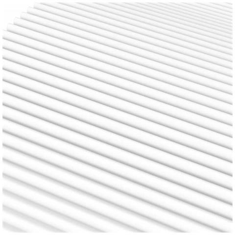 Divano Letto Con Materasso Crema 90x200 Cm In Tessuto - Foto 2