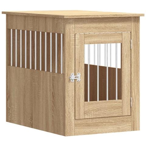 Gabbia Cani Da Arredamento Rovere Sonoma 55x80x68cm Multistrato - Foto 1