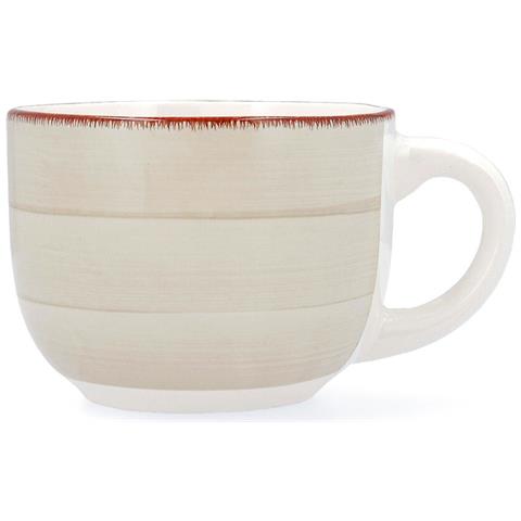 Tazza Vita Morning Ceramica Beige 470 Ml (12 Unità) - Foto 2