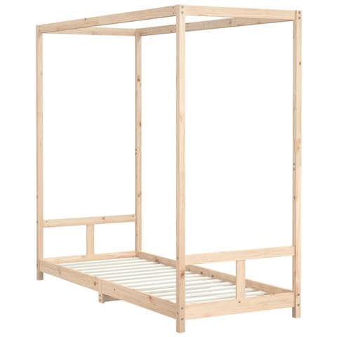 Giroletto Per Bambini 80x200 Cm In Legno Massello Di Pino - Foto 3