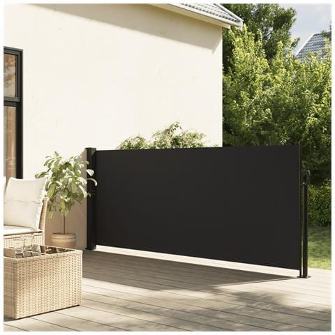 Tenda Da Sole Laterale Retrattile Nera 100x300 Cm - Foto 1