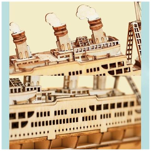 Puzzle In Legno 3d | Barca Da Crociera - Foto 3