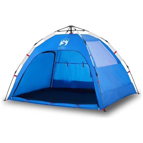 Tenda Da Spiaggia 2persone Azzurro Rilascio Rapido Impermeabile - Foto 1