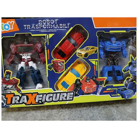 Set 4 Robot /autotraxfigure Wtoy 42569 Assortito - Foto 2