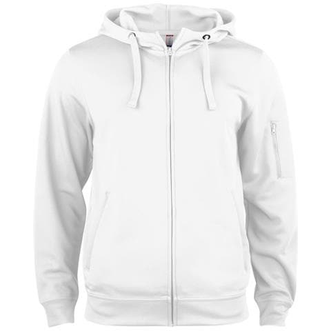 Basic Active Hoody Full Zip Bianco 4xl - Foto 1