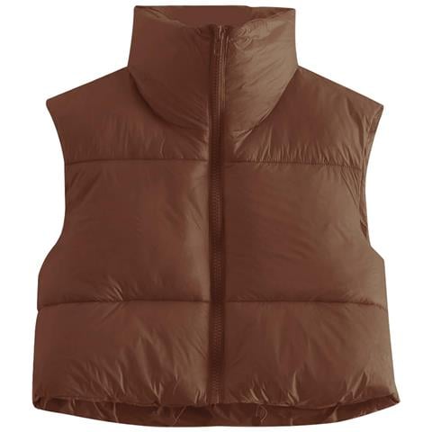 Gilet Invernale Da Donna, Marrone, Taglia Xs - Foto 1