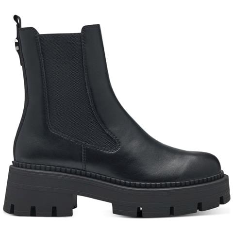 Black Casual Closed Booties Stivaletti Sintetico E Tessile Scarpe Donna Nero Eu 40, 1-25408-41 007 - Foto 2