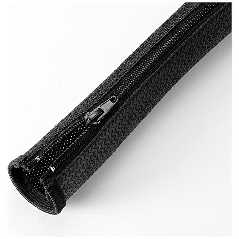 PROZIPSLEEVE2018 guaina per cavo Nero - Foto 1
