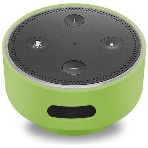 Custodia In Silicone Per Amazon Echo Dot (gen 2) Con Ventosa 8x4x8 Cm. Colore Verde - Foto 1