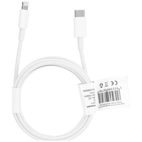 Maxy Cavo Dati E Ricarica Usb-c To Lightning C973 Lungo 2 Metri  White Per Iphone 11 12 Pro - Max - Foto 4