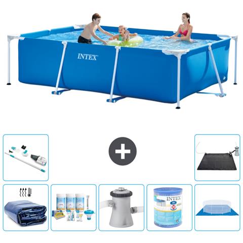 Piscina Fuori Terra - Rettangolo - 300x200x75 Cm - Blu - Include Accessori Coordinati A210 - Foto 1