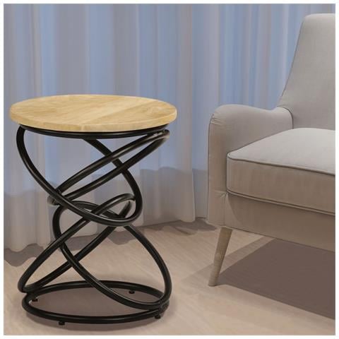 Tavolino Di Servizio In Legno Massello Di Mango 40x50 Cm - Foto 1