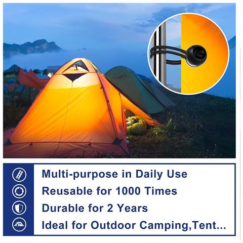 Corde Elastiche Con Palline, Confezione Da 20  Xl - Foto 4