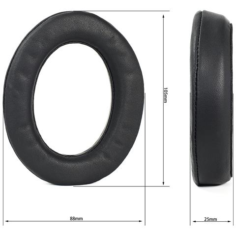 Cuscinetti Auricolari Di Ricambio In Pelle Di Agnello Per Sennheiser Hd 490 Pro Plus, Compatibili Con Sennheiser Hd 490 Pro - Foto 3