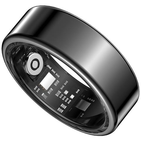 Anello Intelligente Impermeabile Ip68+5atm - Monitoraggio Salute E Notifiche Black 11 - Foto 2
